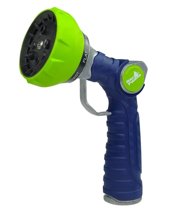 Ray Padula Metal Thumb Control 8-Pat Nozzle with Loop: EZGrip, Leakproof & Weatherproof